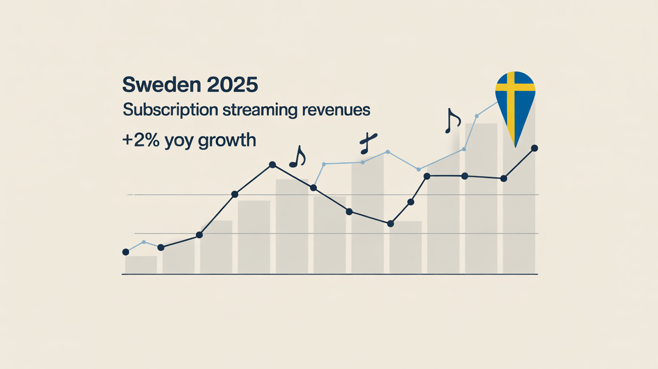 Spotify’s Home Turf Sweden Sees Music Market Growth in 2025: Paid Streaming Dominates 85 Percent of Revenue